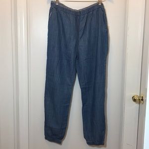 CHAMBRAY SOFT DENIM JOGGERS